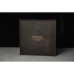 Подарунковий набір Whiskey Stones камені для віскі в дерев'яному пеналі №8 + декантер і 4 склянки Pasabahce + щипці + мішечок - мініатюра 9