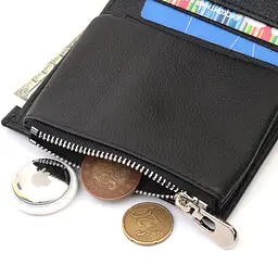 Вертикальний гаманець для жінок із натуральної шкіри ST Leather 22703 чорний - мініатюра 8