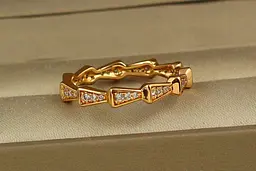 Кільце Xuping Jewelry верениця р 20 золотисте