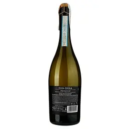 Вино ігристе Casa Defra Prosecco Frizzante Spago DOC, біле, сухе, 0,75 л - мініатюра 2