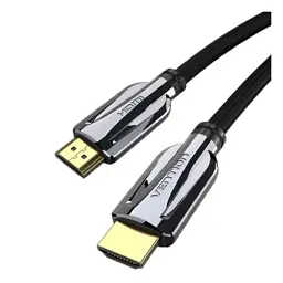 Кабель мультимедійний HDMI M to HDMI M 1.5m V2.1 8K60Hz braided black Vention (AALBG) - мініатюра 2