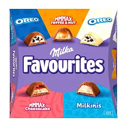 Шоколадні цукерки Milka Favourites асорті 95 г (7622201390341)