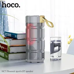 Акустична система Hoco HC7 Pleasant sports BT speaker сірий - мініатюра 2