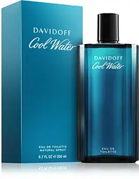 Оригінал Davidoff Cool Water Men 200 мл Туалетна вода - мініатюра 2
