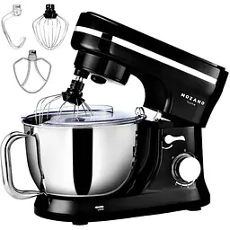 Кухонний комбайн Mozano Compact Chef планетарний 4.5 л 8 швидкостей 1700 Вт