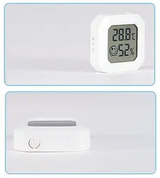 Термогігрометр Term 2 термометр для дому 4,5х4,5х1,4 см Білий (H051258) - мініатюра 4