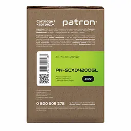 Картридж Patron SAMSUNG SCX-4200/4220 GREEN Label (PN-SCXD4200GL) - мініатюра 3