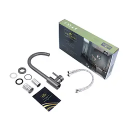 Змішувач для кухні Kroner KRP Edelstahl Klassisch - SCH035PVD CV024351 Графіт - мініатюра 10