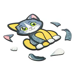 Дитячий пазл-вкладиш "Котик" PuzzleOK Puz-22958, 13 елементів - мініатюра 2