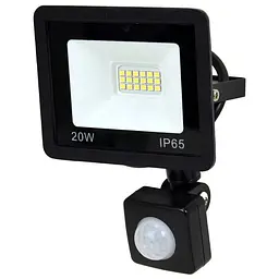 Прожектор Lightwell LW-FL-B-20-S 20 W з датчиком рух