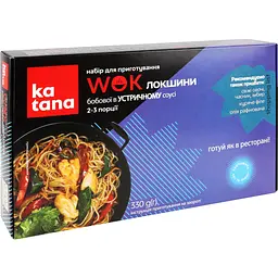 Набір для приготування локшини та бобів Katana WOK в устричному соусі 330 г - мініатюра 2