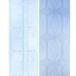 Самоклеюча плівка Sticker Wall SW-00001218 Блакитна із золотом 0,45х10м - мініатюра 2