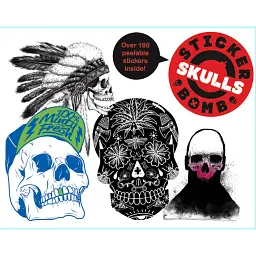 Stickerbomb Skulls -