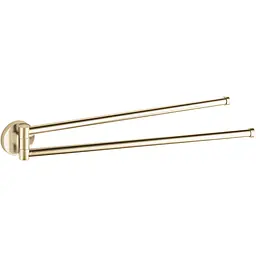 Тримач для рушника VBI Venus brushed gold поворотна подвійна VBI-040018BG, Золотий