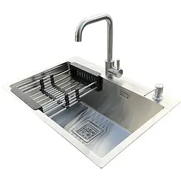 Комплект мийка + змішувач Romzha Arta Nova U-600 (B)