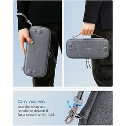 Кейс-чохол Spigen Klasden 2 Pouch для Nintendo Switch 2 Charcoal Gray (AGP10197) - мініатюра 12