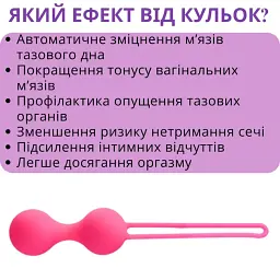 Набір вагінальних кульок I'MCUM Kegel Secret System Рожеві 3 шт (IM-KGE203) - мініатюра 4