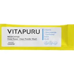 Японська очищуюча пудра для вмивання KOSE Vitapuru Deep Repair Clear 0,4 г (1 пакетик)