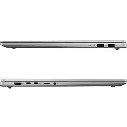 Ноутбук ASUS Vivobook S 16 M5606UA-MX025 16' 3.2K OLED, AMD R9-8945HS, 32GB, F1TB, UMA, NoOS, Сріблястий (90NB1483-M00110) - мініатюра 8