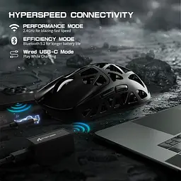 Миша Attack Shark R2 Magnesium Alloy 8K Black (AS-6972792470894-BB) [166748] - мініатюра 3