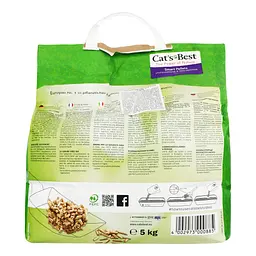 Наповнювач Cat's Best Smart Pellets для довгошерсних котів деревний 10 л/5 кг - мініатюра 5