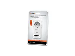Мережевий зарядний пристрій REAL-EL CS-30 (2USB, 2.1 A) White - мініатюра 2