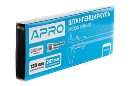 Штангенциркуль механічний Apro 150 x 0.02мм - мініатюра 6