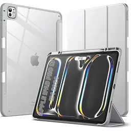 Чохол-книжка BeCover Soft Edge TPU з кріпленням Apple Pencil для Apple iPad Pro 13 M4 2024 Сірий (711718)
