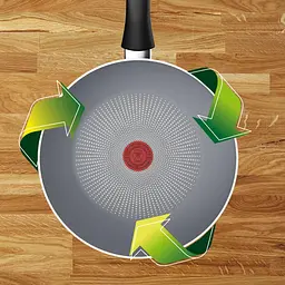 Сковорода Tefal ВОК Halo 28см алюміній бакеліт сірий kuh0014397 - мініатюра 4