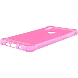 Чохол-накладка Toto Shockproof Carbon Brush TPU Case Xiaomi Mix 2S Pink - мініатюра 5