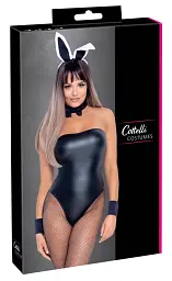 Сексуальний костюм Cottelli Costumes Bunny, M (чорний) - мініатюра 7