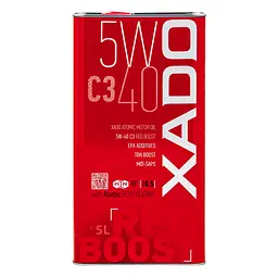 Моторне масло Xado Atomic Oil Red Boost 5W-40 5л(XA 26322)