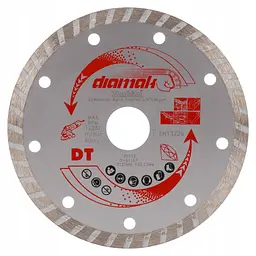 Набір дисків (10 шт) алмазних по бетону 125 х 22.23 мм Makita D-61167