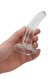 Фалоімітатор - Realrock Dildo 4,5" Transparent - мініатюра 3