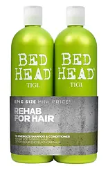 Набір для зміцнення волосся TIGI Bed Head Re-Energize шампунь і кондиціонер по 750 мл