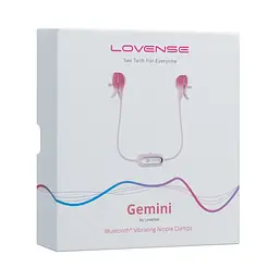 Затискачі для сосків Lovense Gemini 57 см рожевий - мініатюра 10
