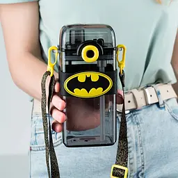 Пляшечка для води Kite DC Batman 500 мл чорна (DC24-1203) - мініатюра 8