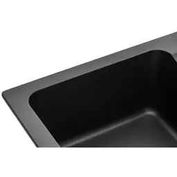Мийка кухонна GRANADO VIGO black shine (gr1401) - мініатюра 5