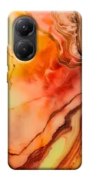 Чохол Demsky Червоний корал мармур для Xiaomi Poco X7 Pro