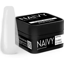 Акриловий гель Naivy Professional Classic №01 Clear 30 мл  