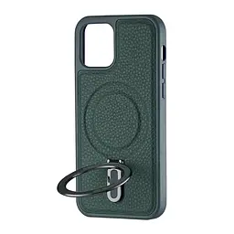 Чохол Jinduka Leather Ringo iPhone 12 Green - мініатюра 4