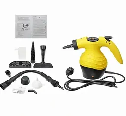 Ручний відпарювач 9 в 1 з насадками 1200Вт Steam Cleaner Crownberg CB 3141 пароочисник для збирання 350мл - мініатюра 5