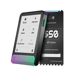 Апаратний гаманець для криптовалют Ledger Flex Solana Edition з Чохлом Custom Magnet Folio +50$ у SOL