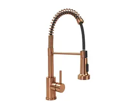 Змішувач для кухні з гнучким виливом Rea Colin brushed copper (REA-B5459) мідь - матова