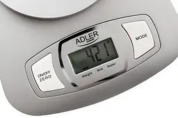 Ваги кухонні Adler AD 3137 Silver - мініатюра 6