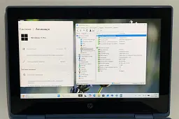 Ноутбук HP ProBook x360 11 G5 EE / 11.6" (1366x768) IPS Touch / Celeron N4120 / 4GB / 128GB SSD / Win11Pro - Б/в - мініатюра 2