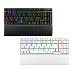 Клавіатура ASUS ROG Strix Scope II X NX Snow V2 ABS USB UA Black (90MP037A-BKMA00) - мініатюра 11