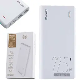 Power Bank Romoss 20000mAh 22.5W Sense 6 (PPH80-611-1121H) white UA - мініатюра 4