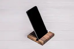 Тримач для мобільного гаджета із дерева ecoWalnut 100х100х18 мм - мініатюра 3