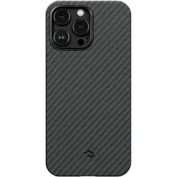 Чохол-накладка Pitaka MagEZ Case 3 Twill 1500D Black/Grey для iPhone 14 Pro (KI1401P) - мініатюра 3